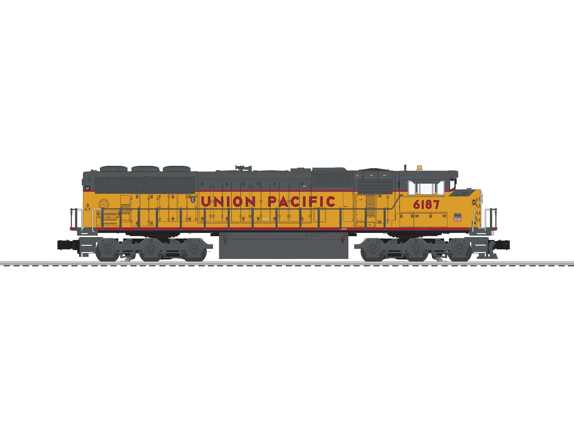 U.P. SD60M #6187