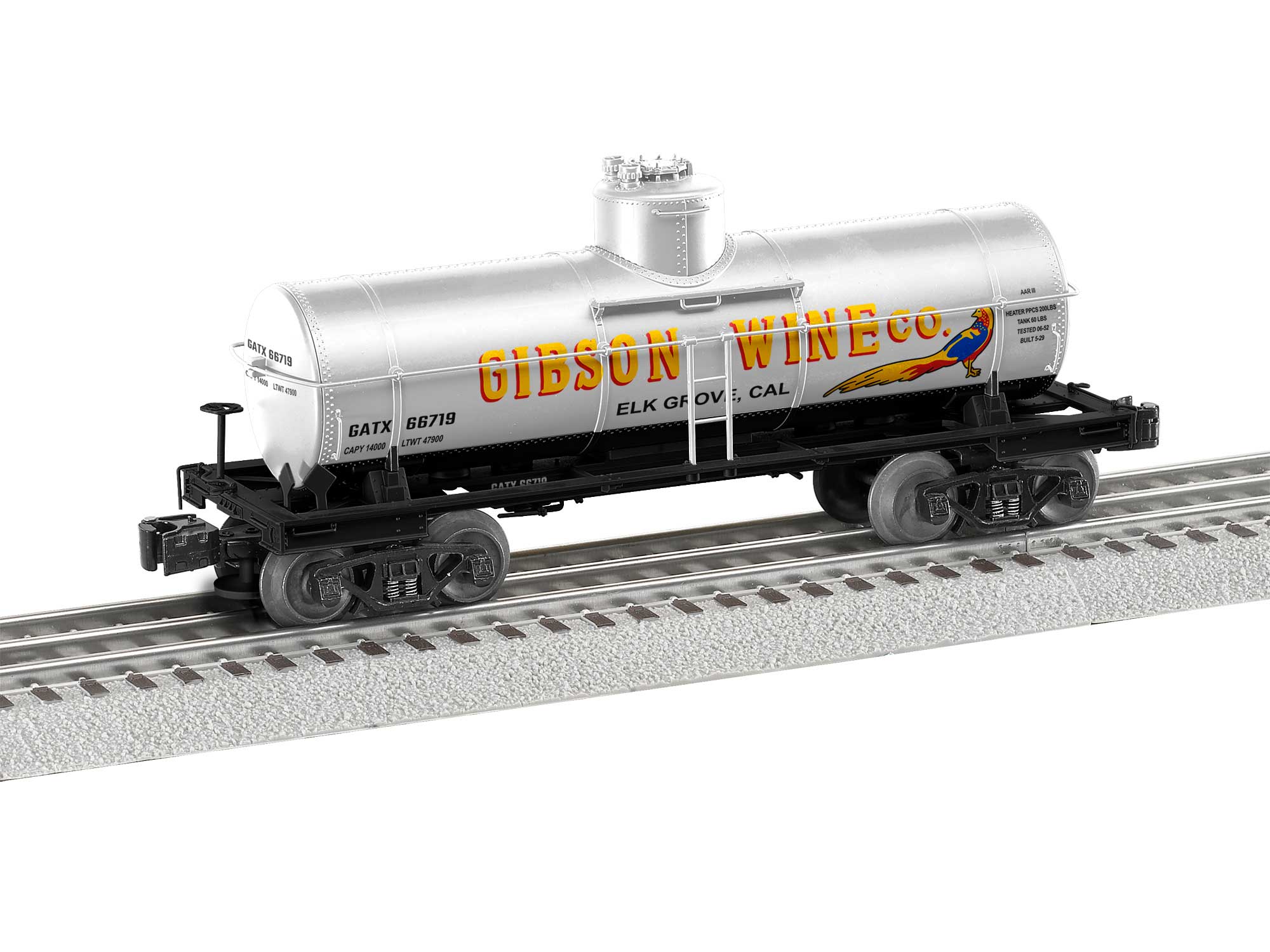 GIBSON WINE 8K TANK CAR #66719