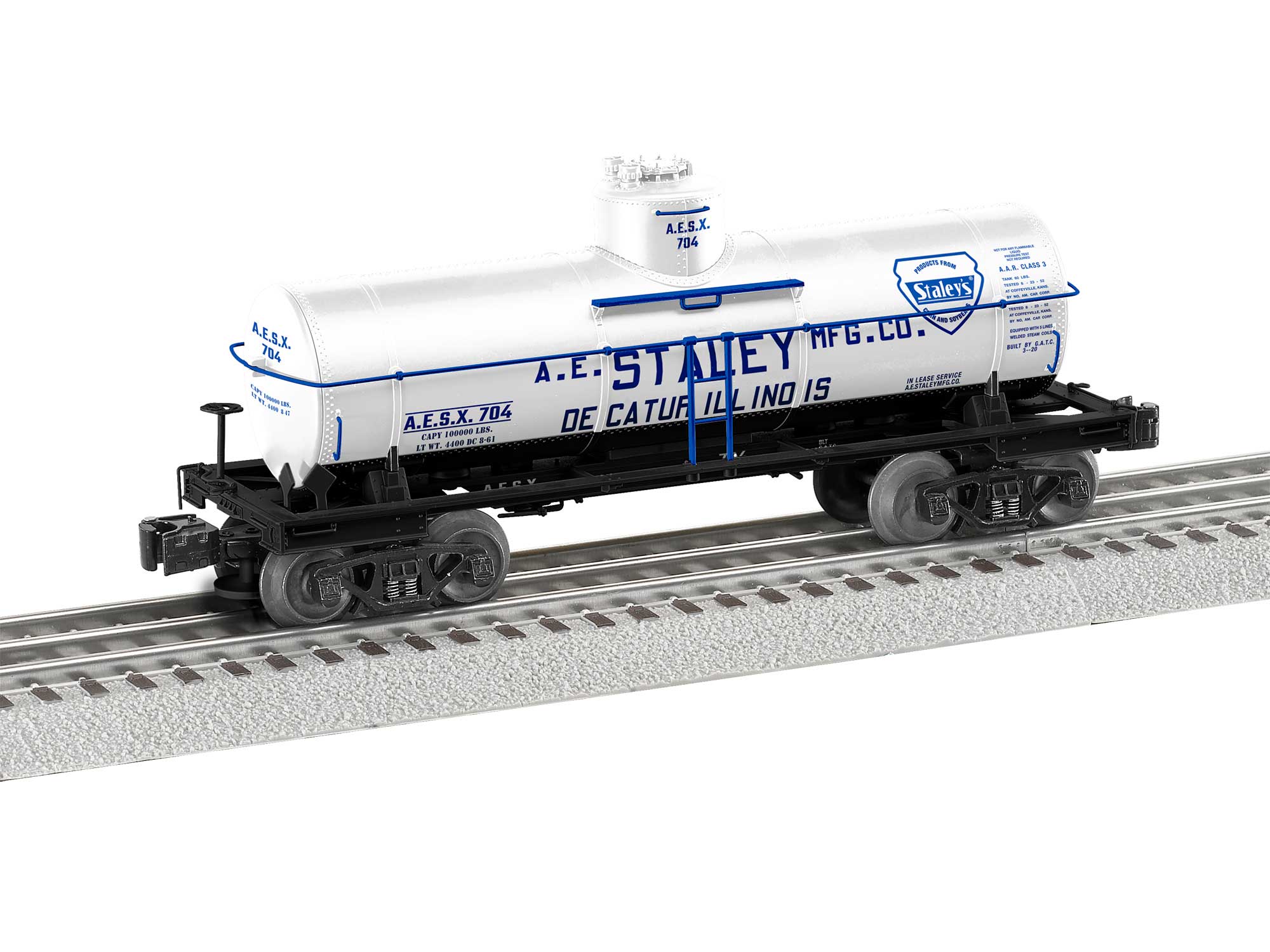 AE STALEY 8K TANK CAR #704