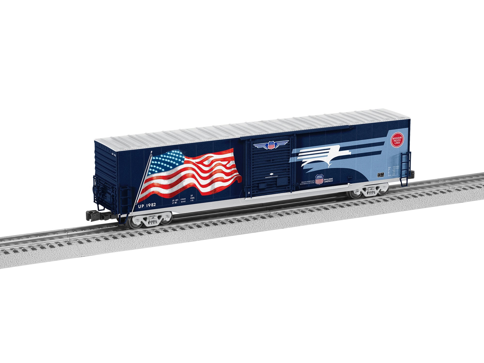 M.P. LED FLAG BOX CAR
