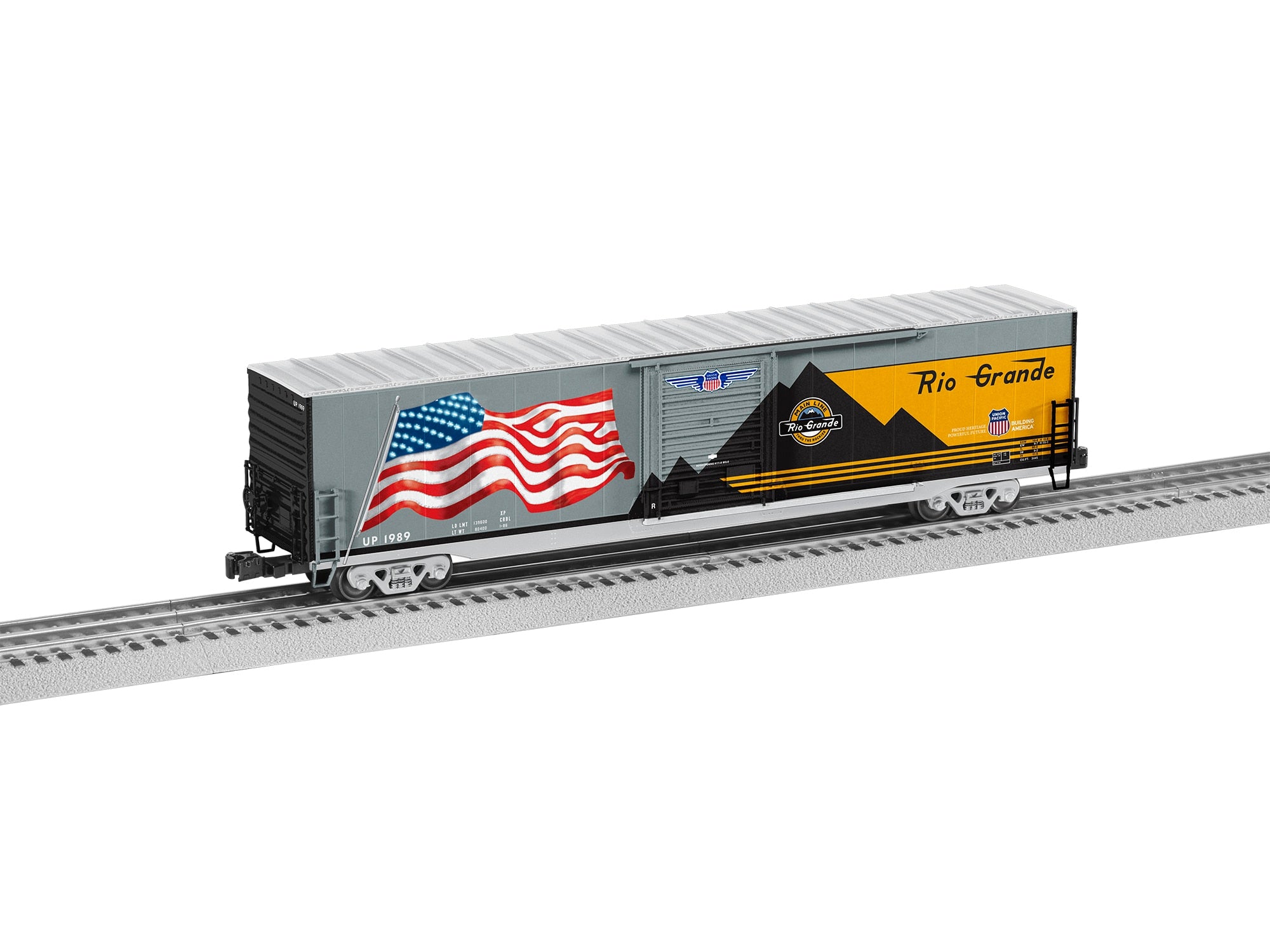 D&RGW LED FLAG BOX CAR