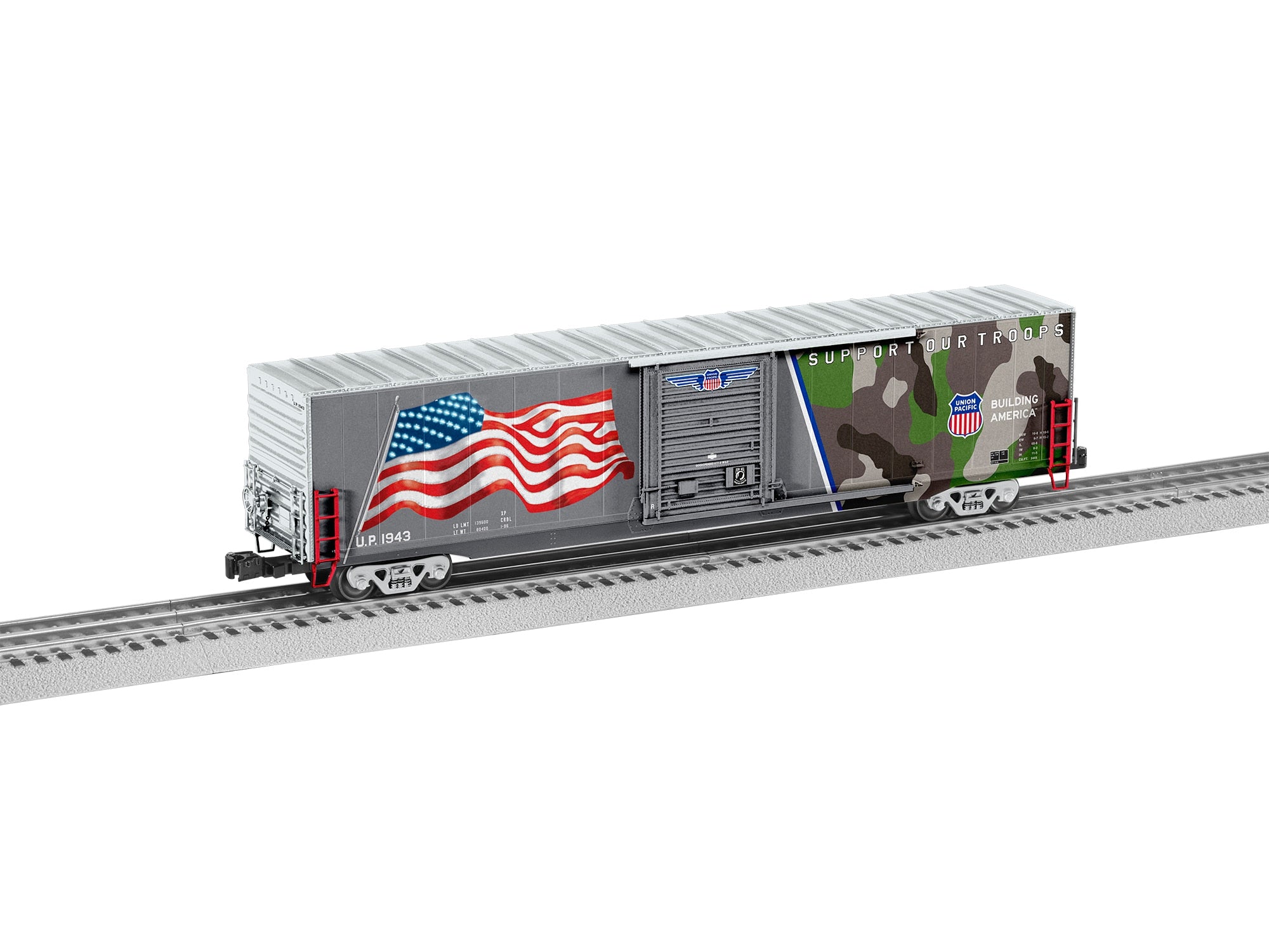 1943 SPIRIT OF UP LED FLAG BOX CAR