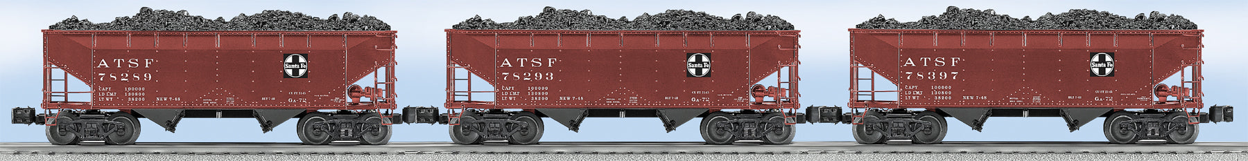 ATSF PS-2 HOPPER (3PK)