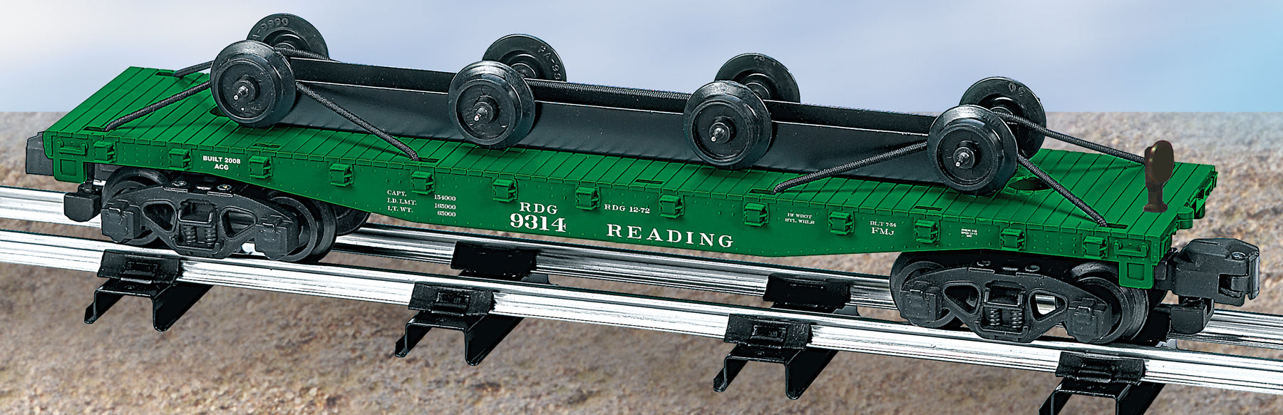 READING FLAT W/WHEEL LOAD