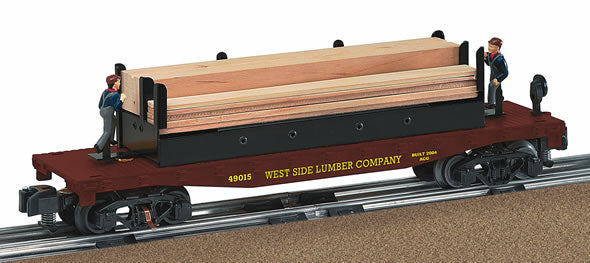 WESTSIDE LUMBER MOE & JOE FLATCAR (S Scale (American Flyer))