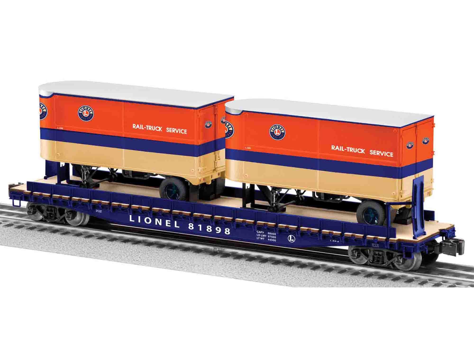 LIONEL PS-5 FLAT W/LOAD