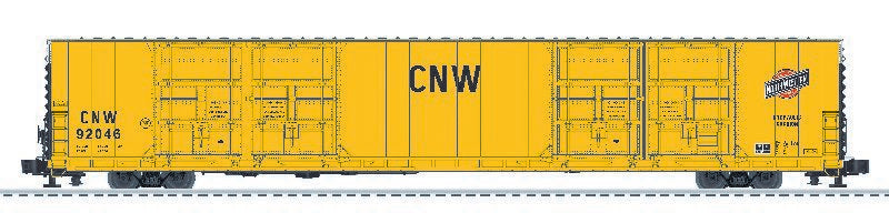 C&NW 8-DOOR BOXCAR