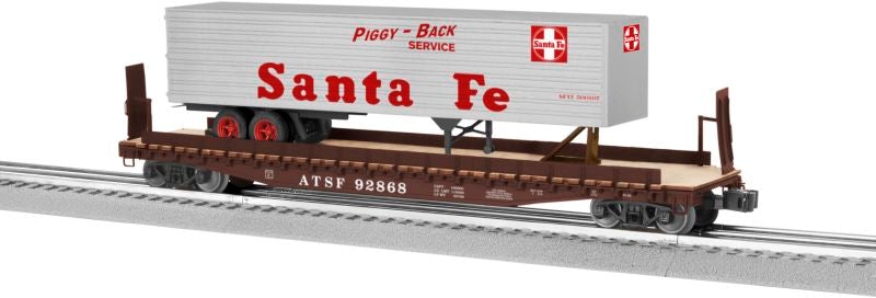 S.F. PS-4 FLAT W/TRAILER