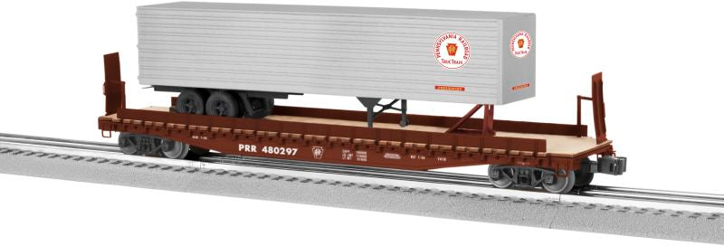 PRR PS-4 FLAT W/TRAILER