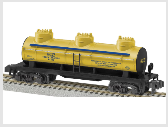 #27 TRACK CLEANING FLUID TANK CAR (S Scale (American Flyer))