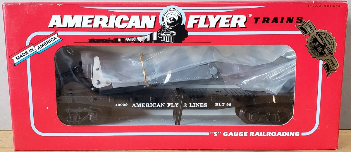 A.F. FLATCAR W/DERRICK (S Scale (American Flyer))