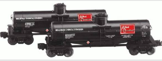 ALLIED CHEMICALS  BLACK TANK CAR (2 PK)