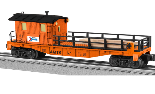 AMTRAK TIE WORK CAR