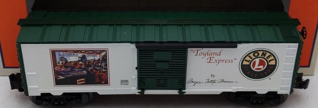 ANGELA TOYLAND EXPRESS XMAS BOXCAR