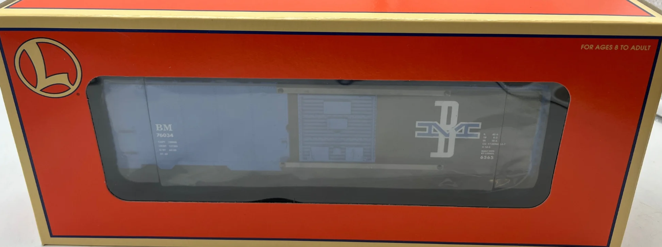 B.& M. BOX CAR