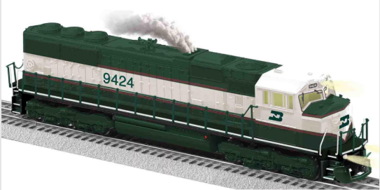 B.N. SD70MAC #9424 W/LEGACY
