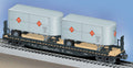 C.& O. PS-4 FLAT W/TRAILER