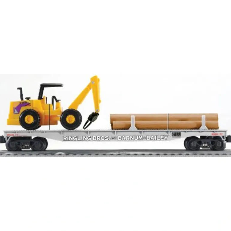 FLAT W/LOADER & TENT POLES