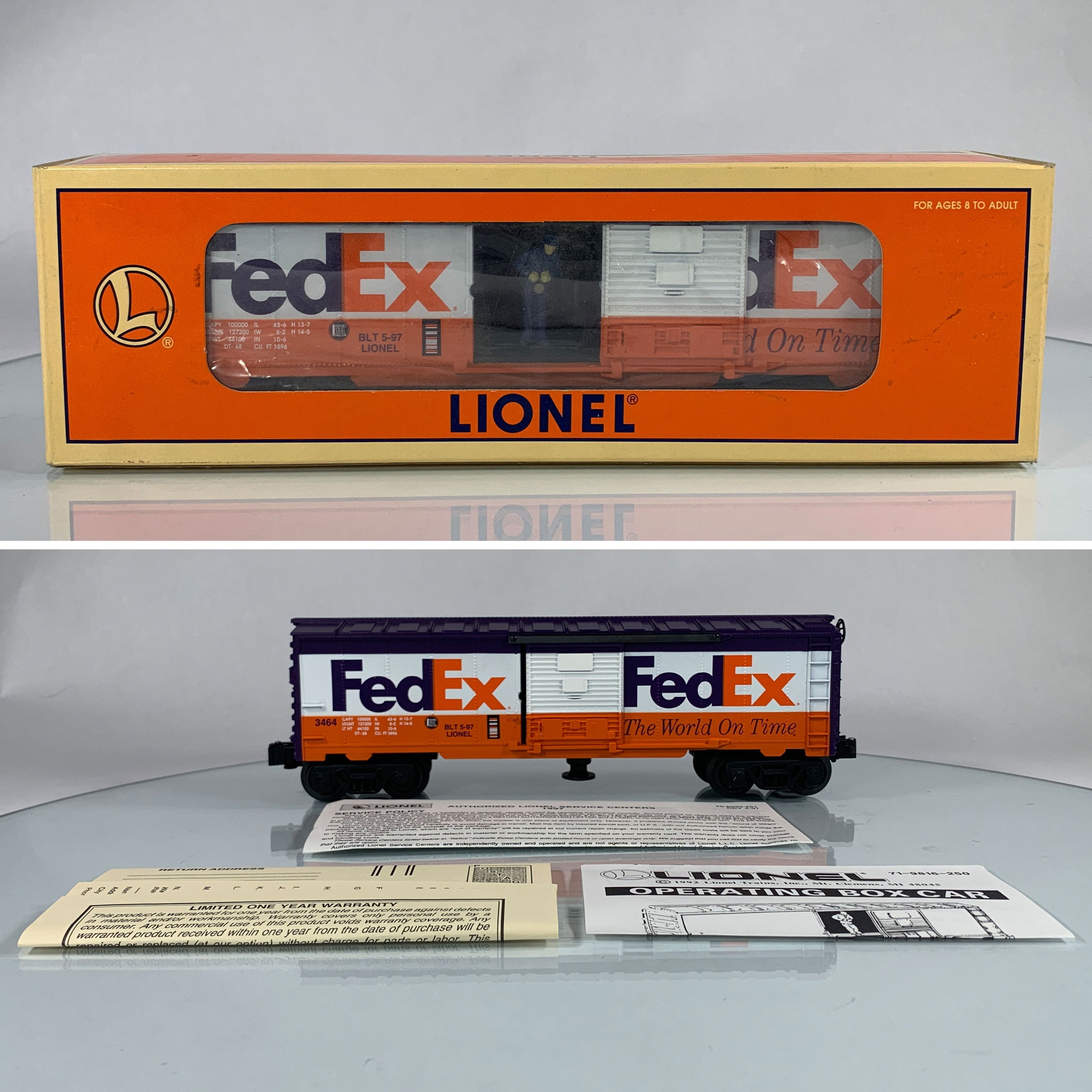 FEDEX OPERATING BOX CAR