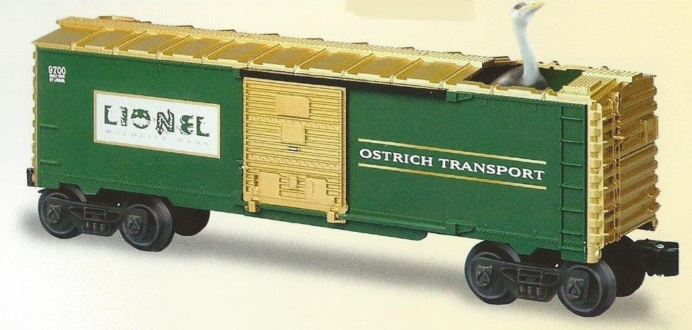 OPERATING OSTRICH BOX CAR